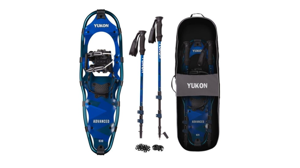 Airhead Yukon Charlies Advanced Snowshoe Kit, 1036, Blue, 80-3012K
