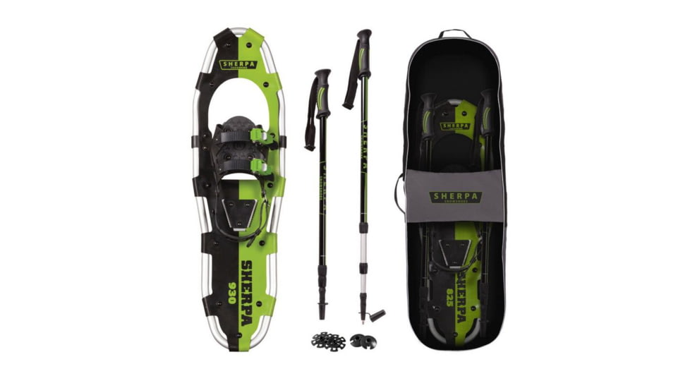 Airhead Yukon Charlies Sherpa Snowshoe Kit, 825, Silver/Green, 80-5016K
