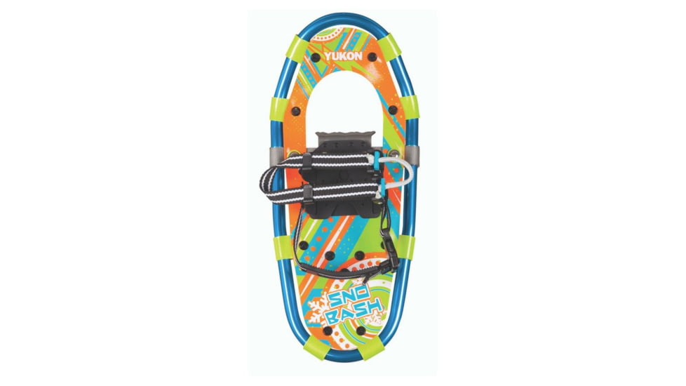 Airhead Yukon Charlies Sno-Bash Youth Aluminum Snowshoe, Blue/Orange, 80-7006