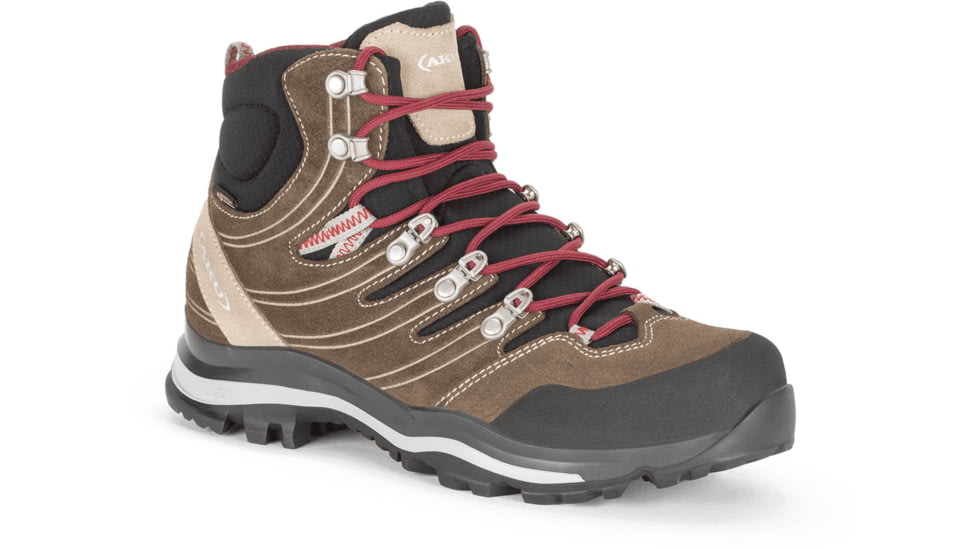 Aku Alterra GTX Trekking Boot - Womens, Beige / Bordeaux, 7, 403/3137