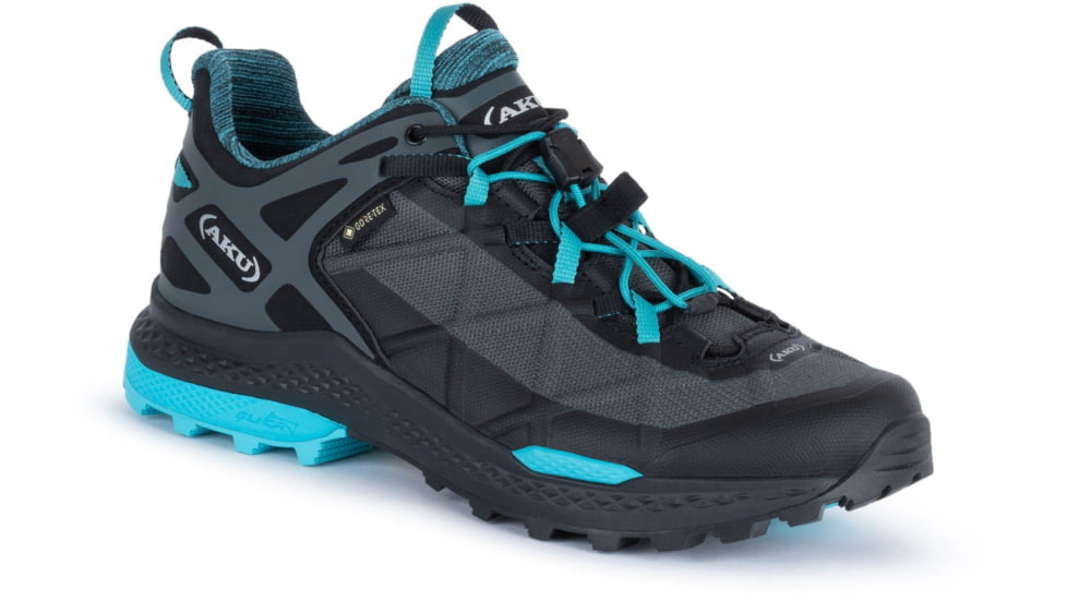 Aku Rocket DFS GTX Hiking Shoe - Womens, Black / Turquoise, 7, 727/2537