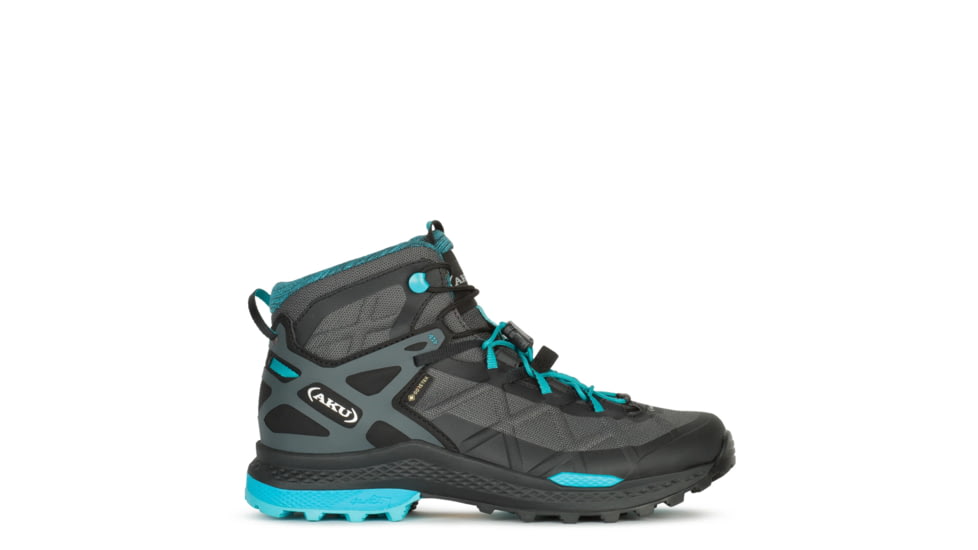 Aku Rocket Mid DFS GTX Hiking Boots - Women's, Black/Turquoise, 7.5 US, 7116407.5