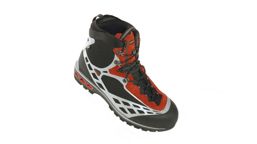 Aku Spider Light GTX Mountaineering Boot - Men's-Anthracite/Red-9 US