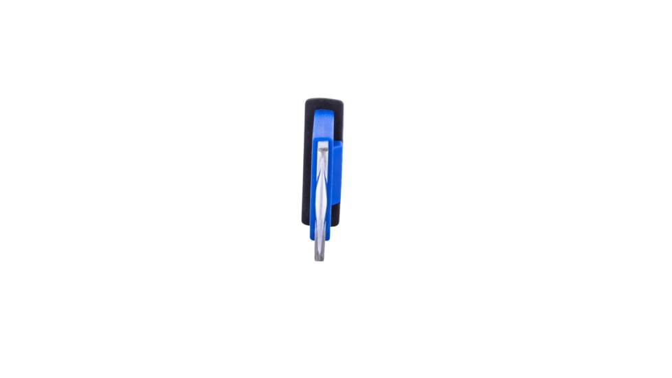 Al Mar Knives 1.3 in Stinger Keychain Fixed Blade Knife, Blue/Black, AMK1001BKBL