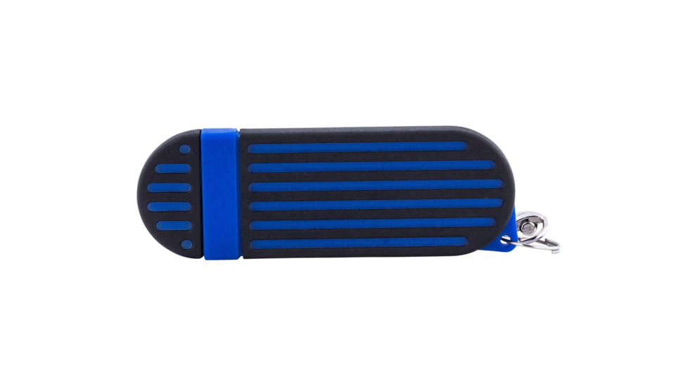 Al Mar Knives 1.3 in Stinger Keychain Fixed Blade Knife, Blue/Black, AMK1001BKBL