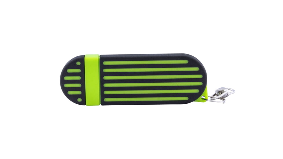 Al Mar Knives 1.3 in Stinger Keychain Fixed Blade Knife, Green/Black, AMK1001BKG