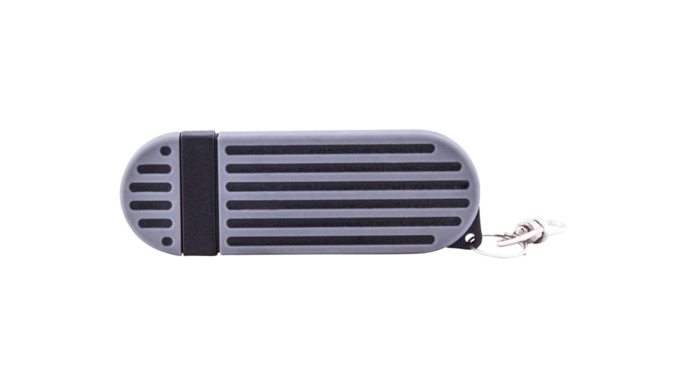 Al Mar Knives 1.3 in Stinger Keychain Fixed Blade Knife, Grey/Black, AMK1001GYBK
