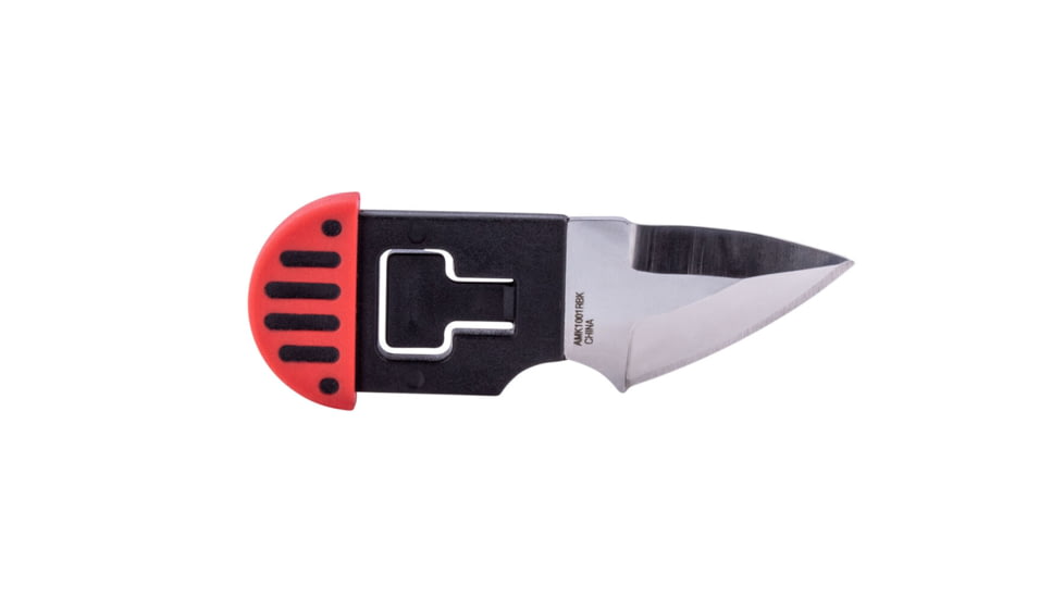 Al Mar Knives 1.3 in Stinger Keychain Fixed Blade Knife, Red/Balck, AMK1001RBK