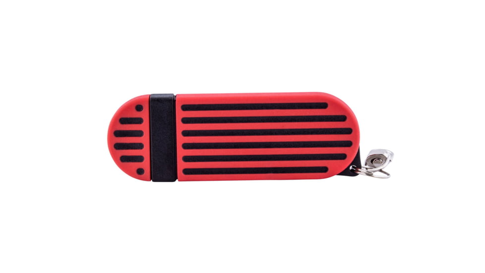 Al Mar Knives 1.3 in Stinger Keychain Fixed Blade Knife, Red/Balck, AMK1001RBK