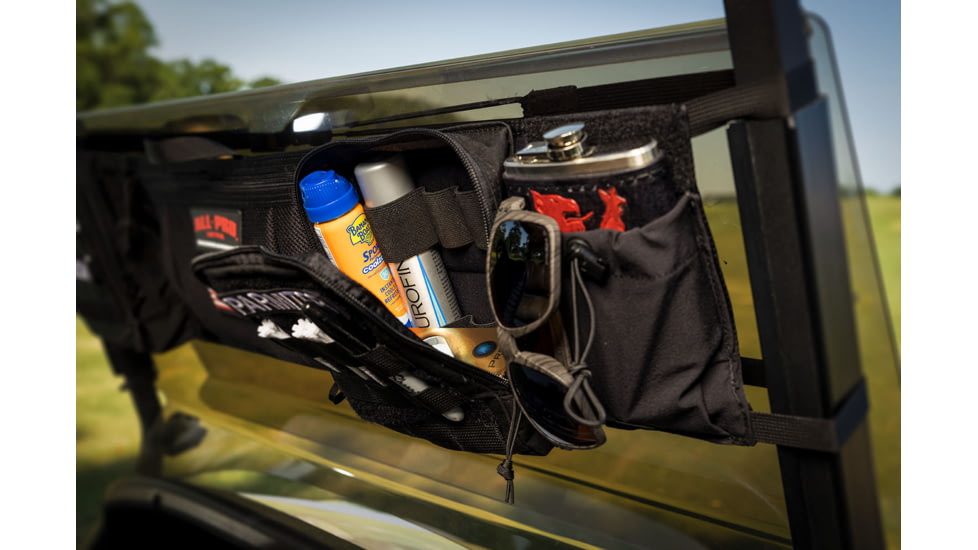 All-Pro Tactical Caddie Storage Assessory Kit Golf Cart Utility Panel, Black, APT-5022-BLACK