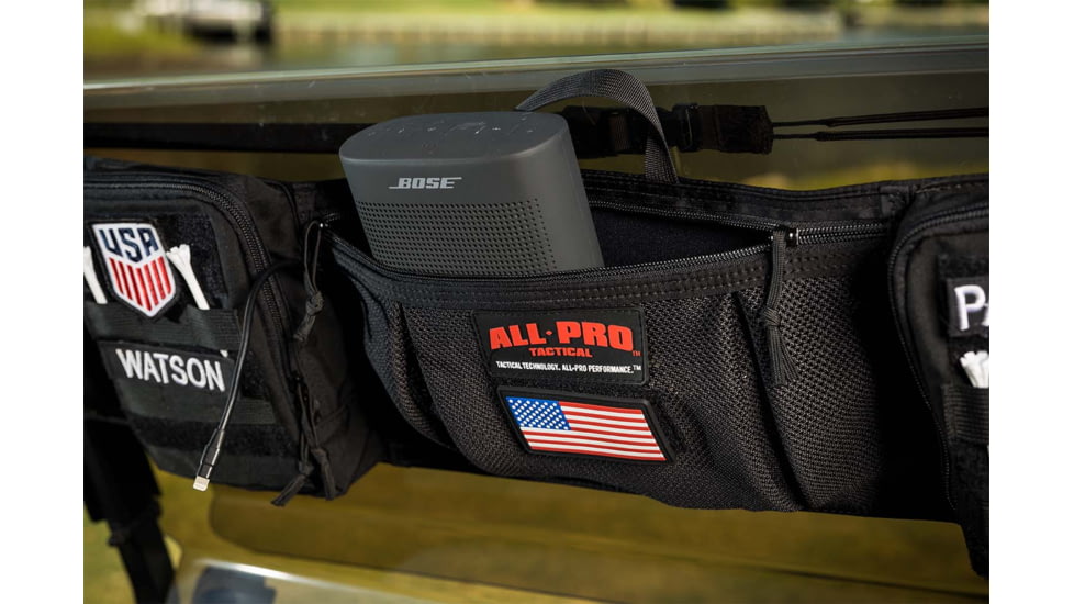 All-Pro Tactical Caddie Storage Assessory Kit Golf Cart Utility Panel, Black, APT-5022-BLACK