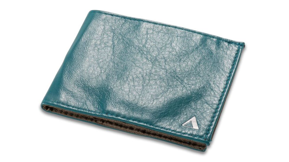 Allett Wallets Classic Leather Sport Wallet-Aquamarine
