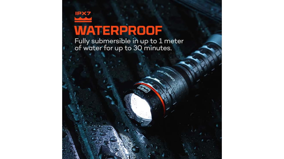 Alliance Consumer Group NEBFLT1063 Davinci, Flashlight, Gray 100/400/800 Lumens, White LED