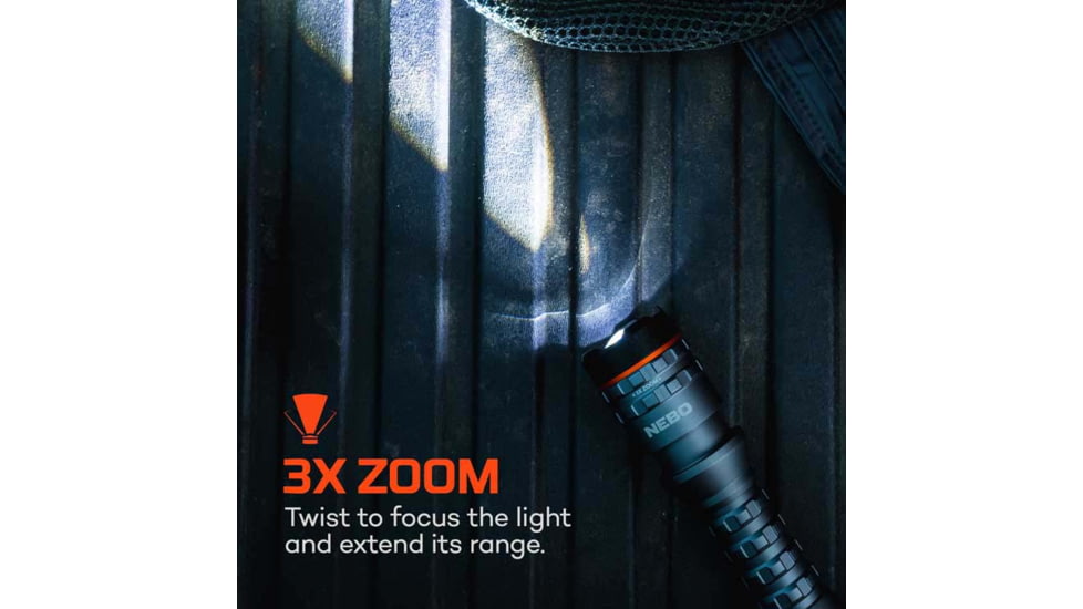 Alliance Consumer Group NEBFLT1063 Davinci, Flashlight, Gray 100/400/800 Lumens, White LED