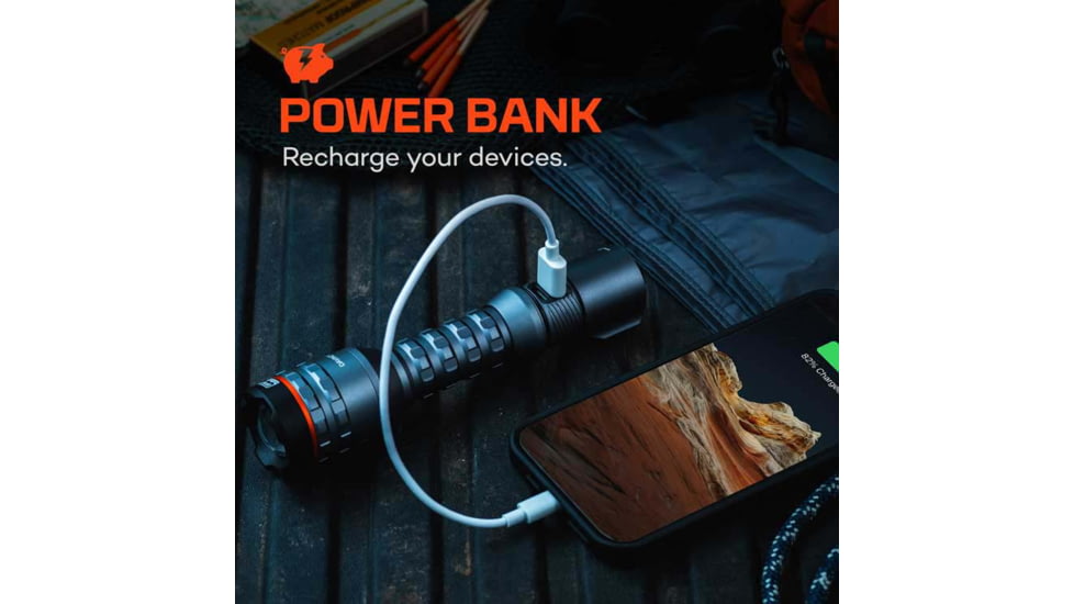 Alliance Consumer Group NEBFLT1063 Davinci, Flashlight, Gray 100/400/800 Lumens, White LED