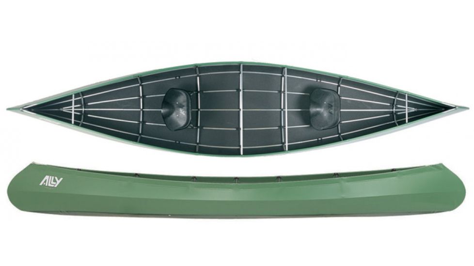 Ally Canoes All-Round DR Folding Canoe - 15 ft-Green