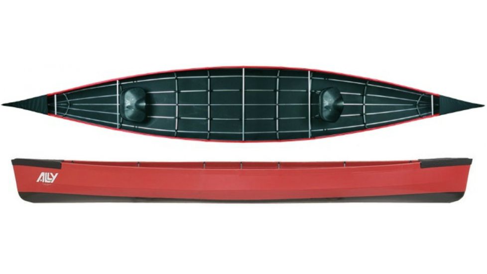 Ally Canoes Flatwater DR Folding Canoe - 18 ft 6 in-Red