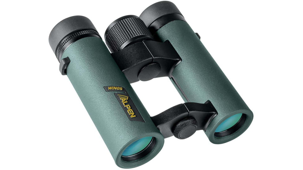 Alpen Alpen Wings 10x26 Binocular, BAK4, Multicoated, Dark Green, Compact Roof, 545