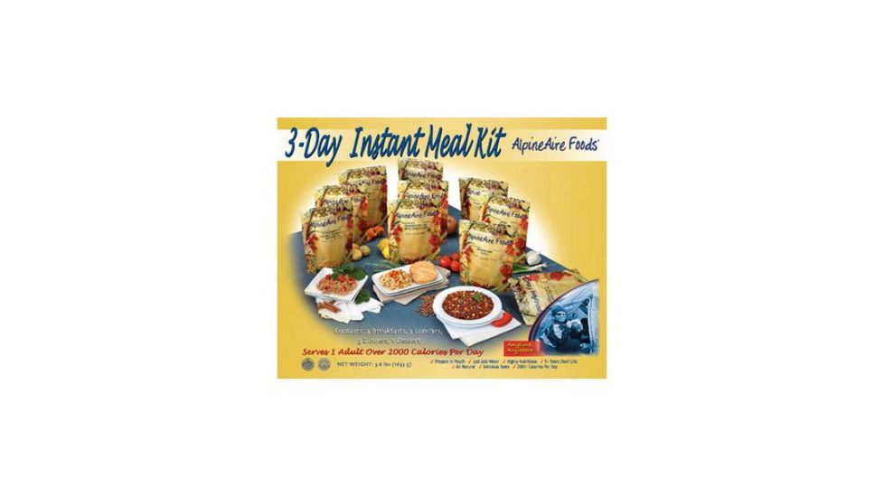 Katadyn Alpine Aire Foods 3 Day Meal Kit, 9 pouches, 60508