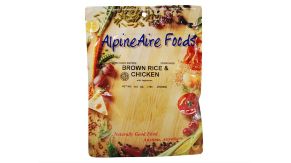 Katadyn Alpine Aire Foods Brown Rice &amp; Chicken w/ Veggies - 2 Servings