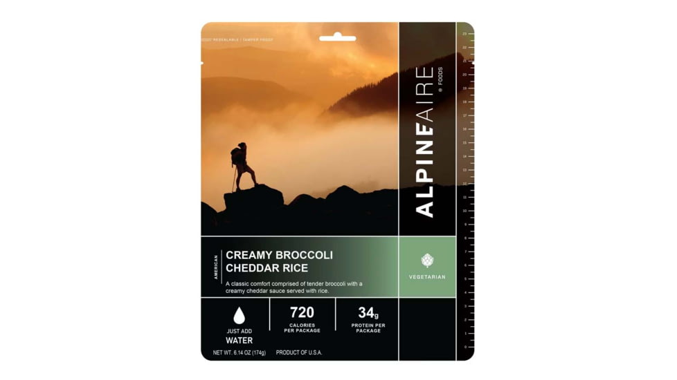 Katadyn Alpine Aire Foods Foods Creamy Broccoli-Cheddar Rice, 60125