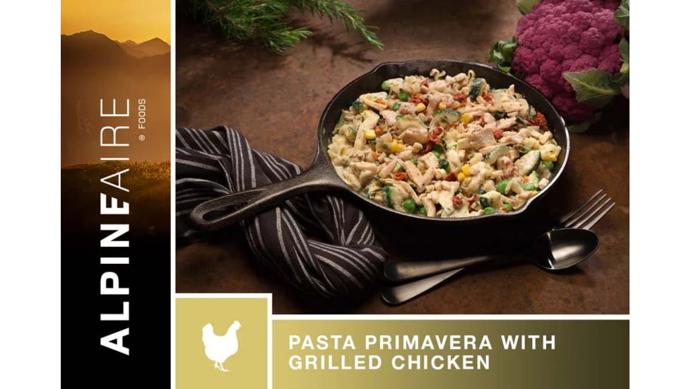 Katadyn Alpine Aire Foods Foods Pasta Primavera w/Grilled Chicken, 60300
