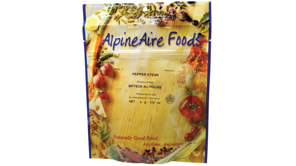 Katadyn Alpine Aire Foods Pepper Steak with Rice - 2 Servings