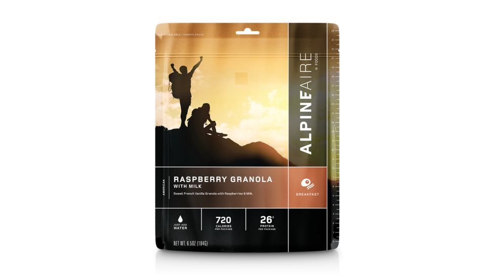Katadyn Alpine Aire Foods Raspberry Granola with Milk - 2 Servings