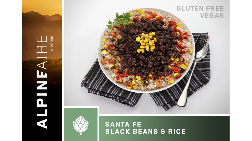 Katadyn Alpine Aire Foods Santa Fe Black Beans and Rice - 2 Servings