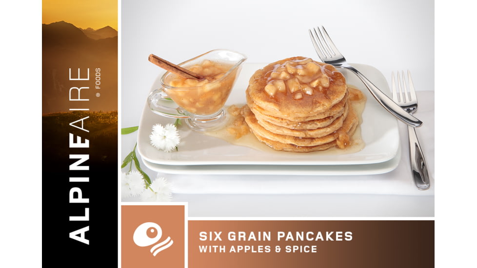Katadyn Alpine Aire Foods Six Grain Pancakes w/ Apples and Spice - 2 Servings