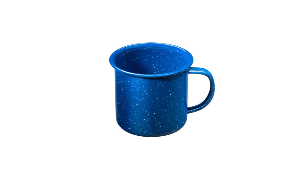 Alpine Mountain Gear 12 Oz. Enamel Coffee Mug, Blue, AMG12ENM-MUG
