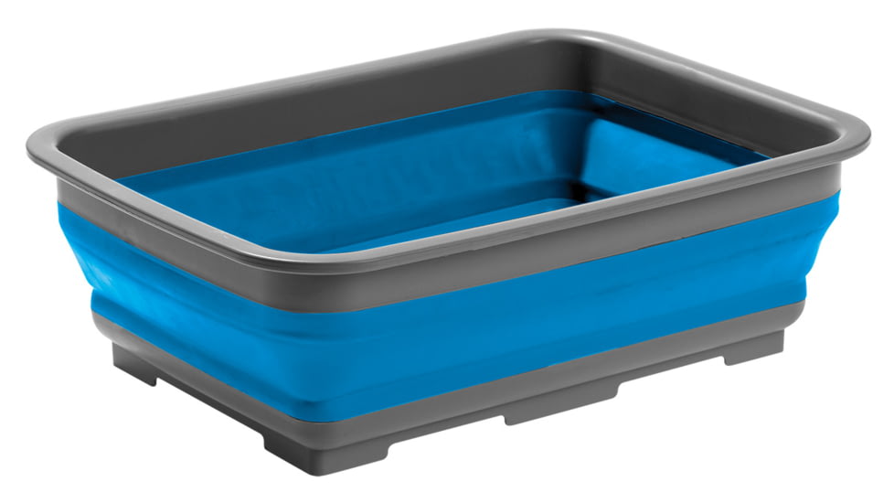 Alpine Mountain Gear Collapsible Silicone Washing Container, Blue, AMGCSWC