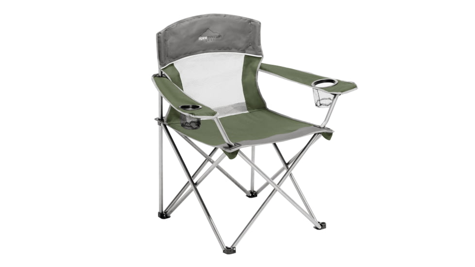 Alpine Mountain Gear Mega Mesh Chair, Green, AMG-MMM/GRN