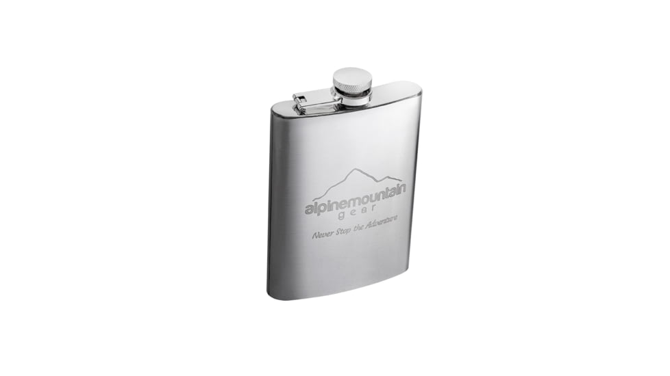 Alpine Mountain Gear Stainless Steel Flask w/ Twist-off cap, AMGSS8-FLSK