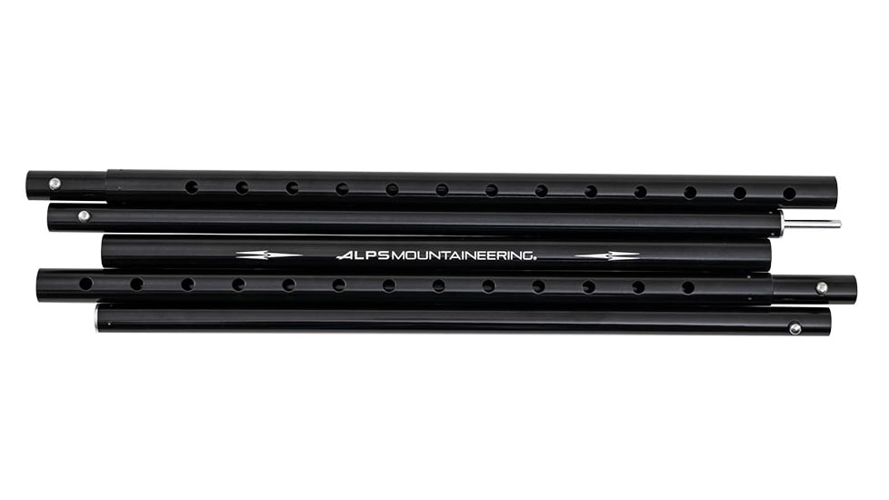 ALPS Mountaineering Adjustable Aluminum Tarp Pole, 5 Sections, Black, 7090038