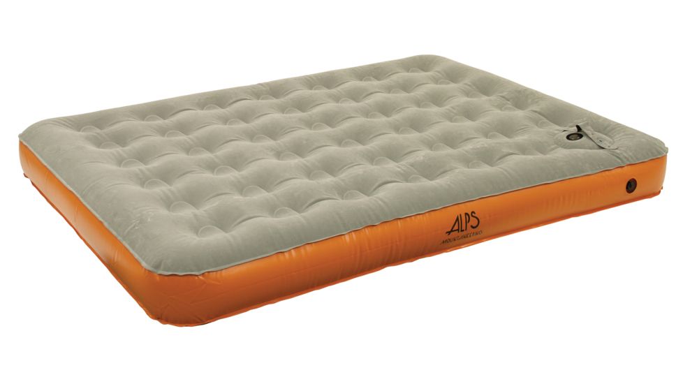 ALPS Mountaineering Air Bed, SPS Twin, Khaki-Rust 39x74x8.5in. 77245
