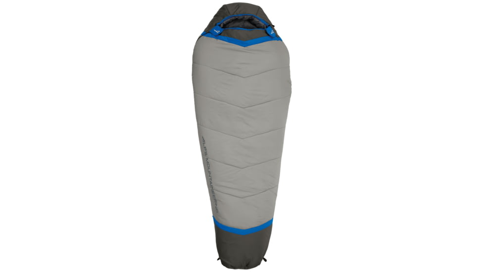 ALPS Mountaineering Aura 20 Sleeping Bag, Long, Ultramarine/Coal, 34in x 86in, 4612433
