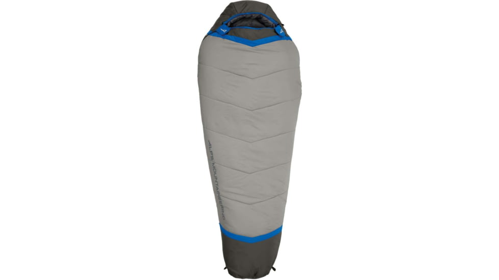 ALPS Mountaineering Aura 20 Sleeping Bag, Regular, Gray/Charcoal, 4611933