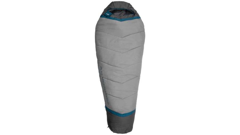 ALPS Mountaineering Blaze 20 Sleeping Bag, Extra Large, Blue Coral/Coal, 36in x 86in, 4512433