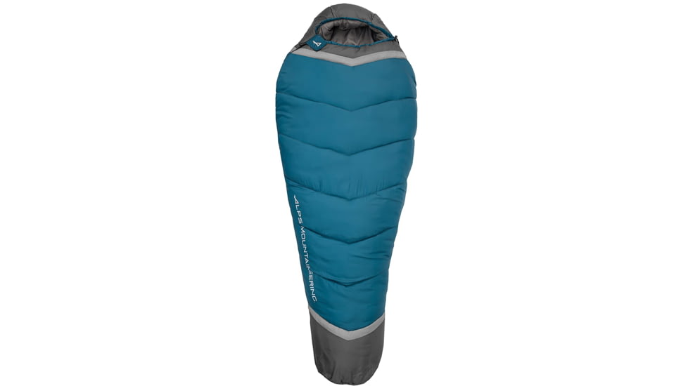 ALPS Mountaineering Blaze 20 Sleeping Bag, Regular, Blue Coral/Coal, 32in x 80in, 4511433