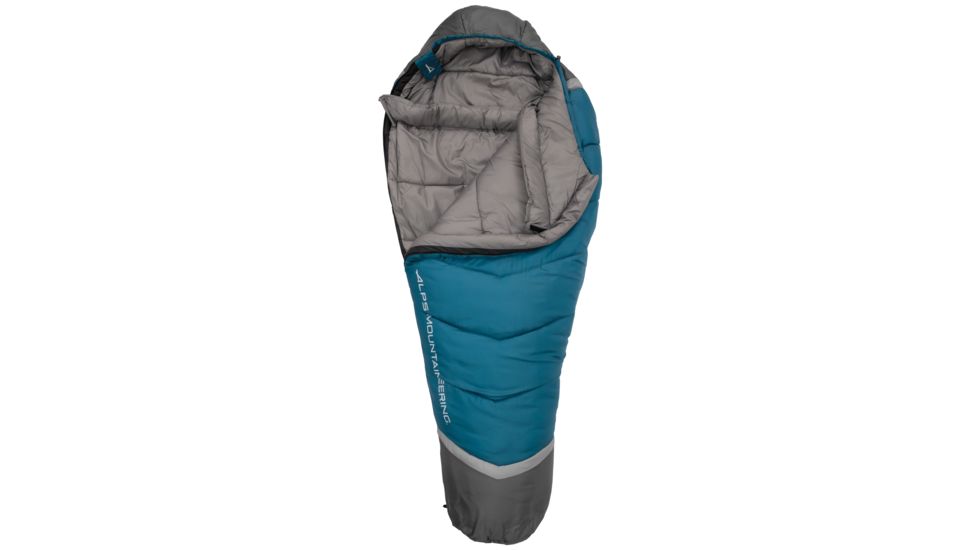 ALPS Mountaineering Blaze -20 Sleeping Bag, Regular, Blue Coral/Coal, 32in x 80in, 4591441