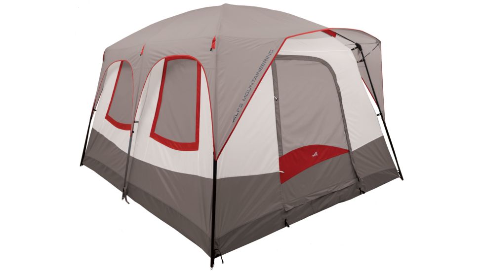 ALPS Mountaineering Camp Creek Two-Room Tent, Glacier Gray/Molten Lava, 5725042
