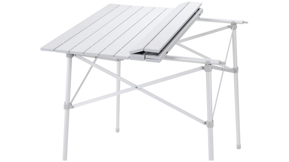 ALPS Mountaineering Camp Table, Powder-Coated Aluminum, Silver, 8301076