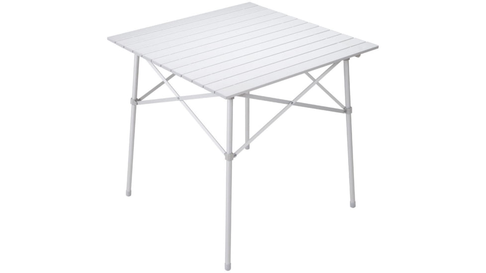 ALPS Mountaineering Camp Table, Powder-Coated Aluminum, Silver, 8301076