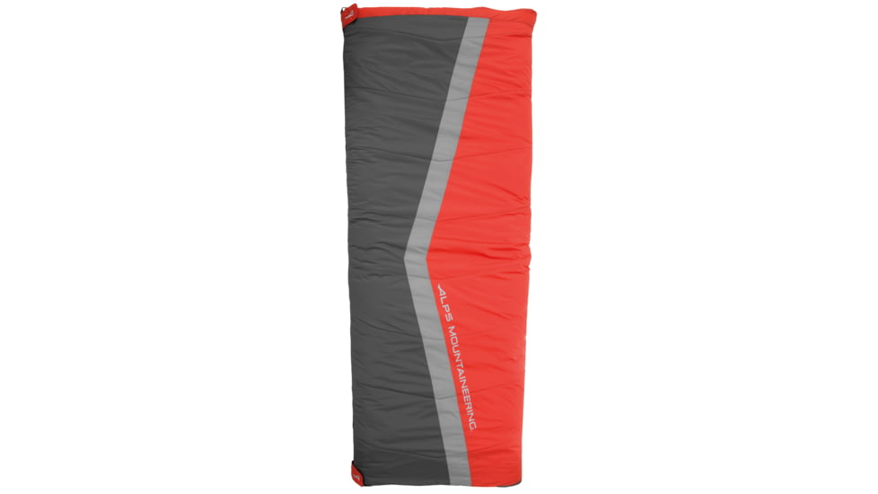ALPS Mountaineering Cinch 20 Sleeping Bag, Flame Red/Coal, 35in x 82in, 4711442