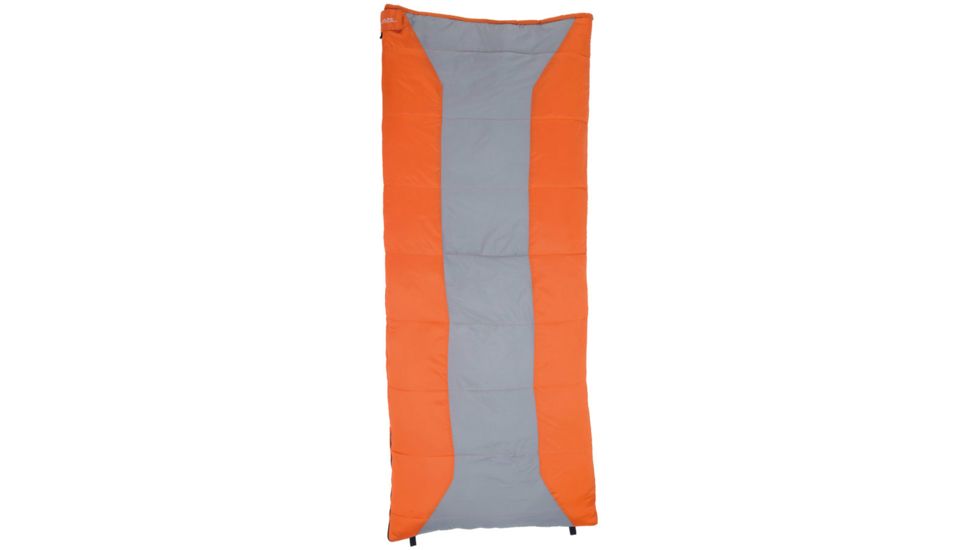 ALPS Mountaineering Crater Lake 0 Sleeping Bag Synthetic-Grey/Rust-Regular
