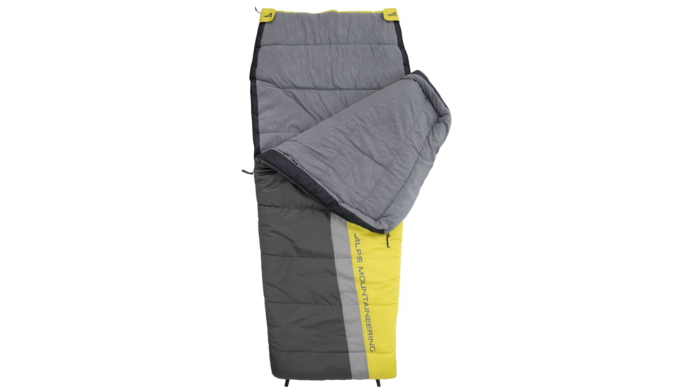 ALPS Mountaineering Drifter 10 Sleeping Bag, Citrus/Coal, 36in x 82in, 4530436