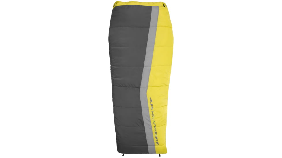ALPS Mountaineering Drifter 10 Sleeping Bag, Citrus/Coal, 36in x 82in, 4530436