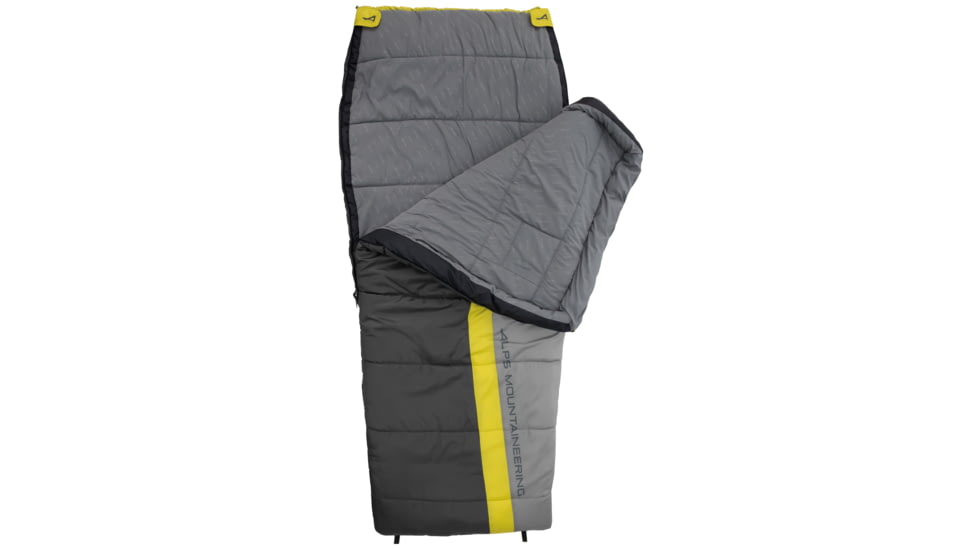 ALPS Mountaineering Drifter 30 Sleeping Bag, Citrus/Coal, 36in x 82in, 4500436