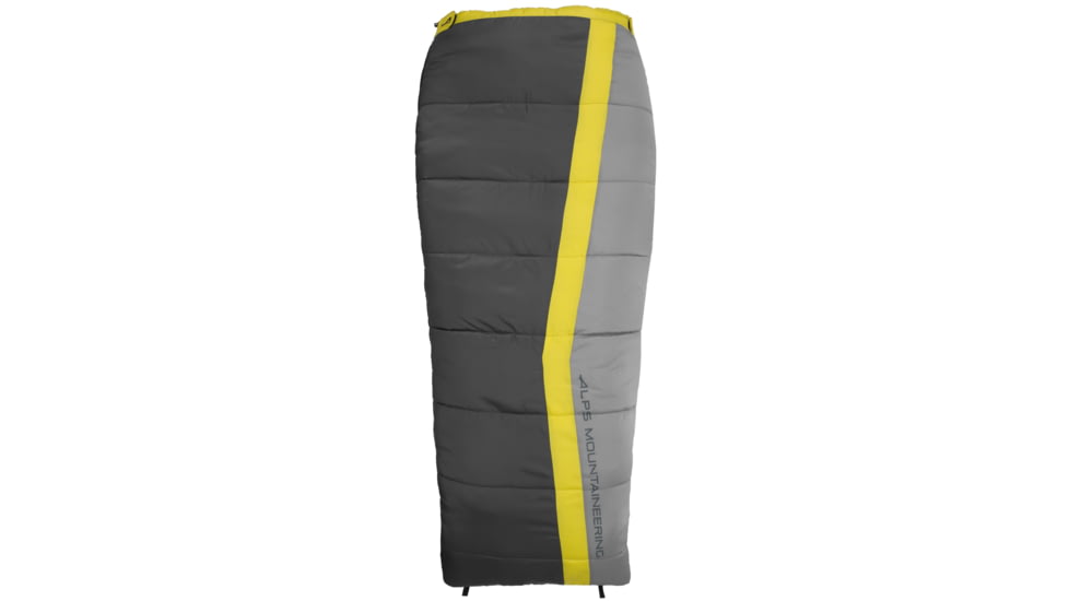 ALPS Mountaineering Drifter 30 Sleeping Bag, Citrus/Coal, 36in x 82in, 4500436